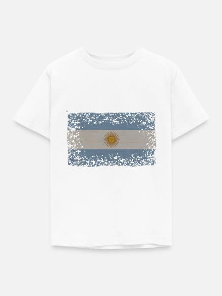 Argentinien - Kinder T-Shirt - Weiß