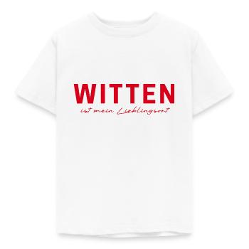 T-shirt Witten Fan – Parfait pour les vrais fans ! - T-shirt Enfant - blanc - Devant - AI Model Kid Male (0cm)