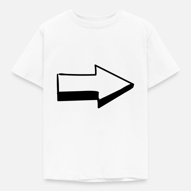 Fléche - T-shirt Enfant - blanc
