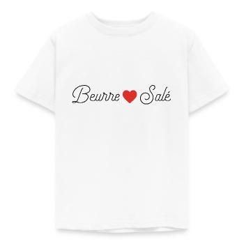 Beurre salé - T-shirt Enfant - blanc - Devant - AI Model Kid Male (0cm)