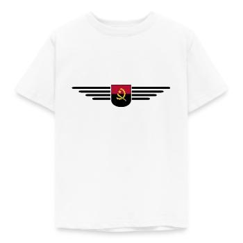 Angola Design – Fierté d’Afrique - T-shirt Enfant - blanc - Devant - AI Model Kid Male (0cm)