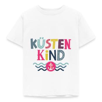 Küstenkind - Kinder T-Shirt - Weiß - Vorne - AI Model Kid Male (0cm)
