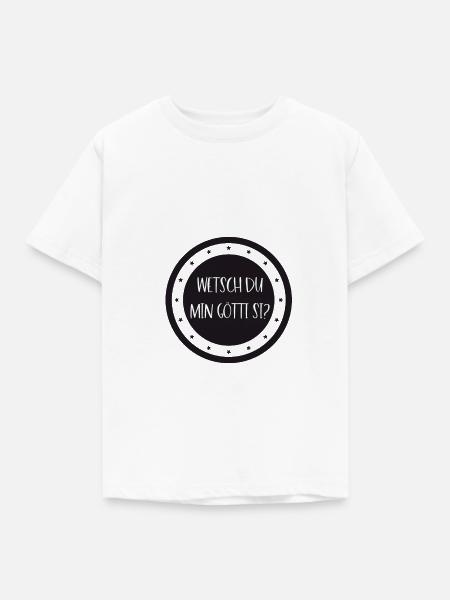 Götti - Kinder T-Shirt - Weiß