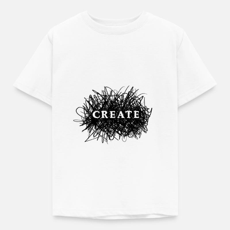 Create - Kids' T-Shirt - white