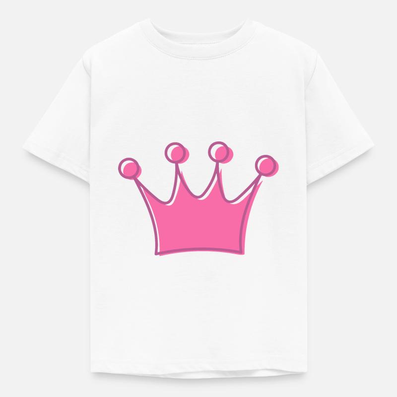 Krone - Kinder T-Shirt - Weiß