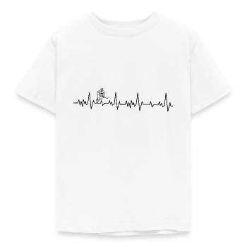 Eishockey - Kinder T-Shirt - Weiß - Vorne - AI Model Kid Male (0cm)