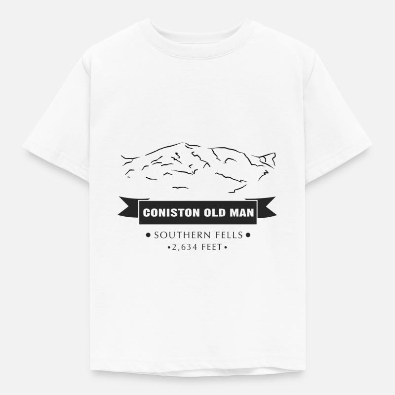Coniston Old Man - Kids' T-Shirt - white