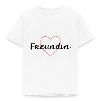 Freundin Herz Junggesellenabschied Beste Freundin - Kinder T-Shirt - Weiß - Vorne - AI Model Kid Male (0cm)