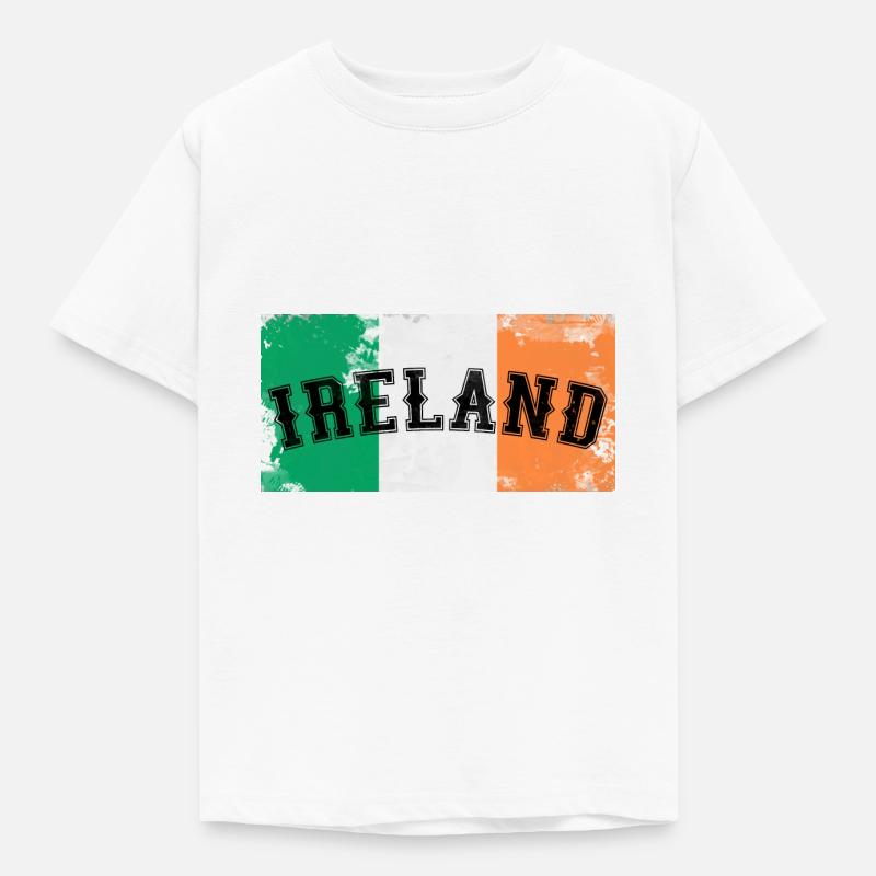 Irlande - Drapeau de l’Irlande - T-shirt Enfant - blanc