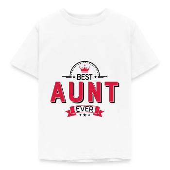 tante - T-shirt Enfant - blanc - Devant - AI Model Kid Male (0cm)