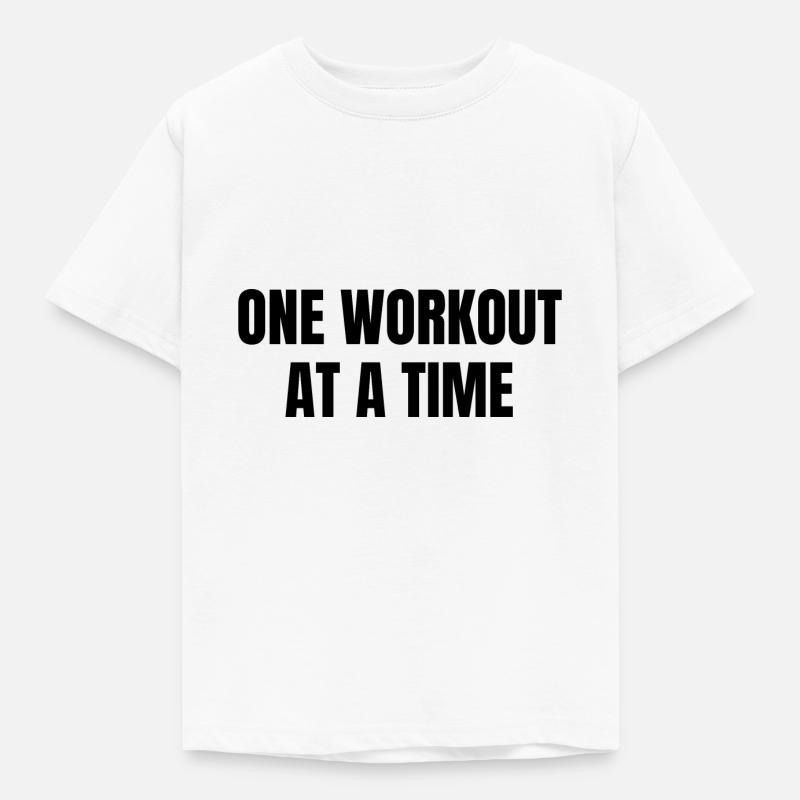 Workout - Kinder T-Shirt - Weiß
