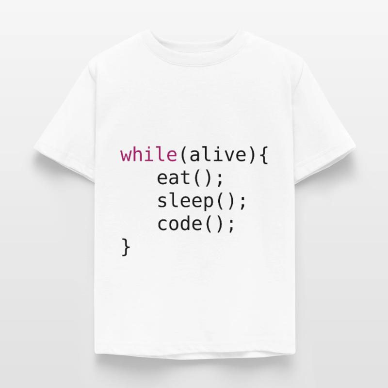 Funny code source code Kids' T-Shirt