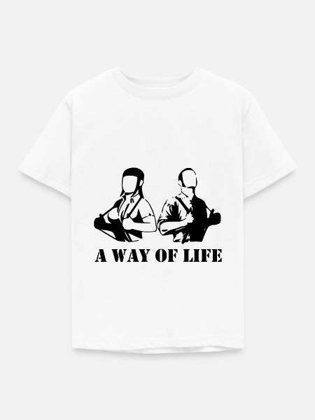 A Way of Life - Kinder T-Shirt - Weiß