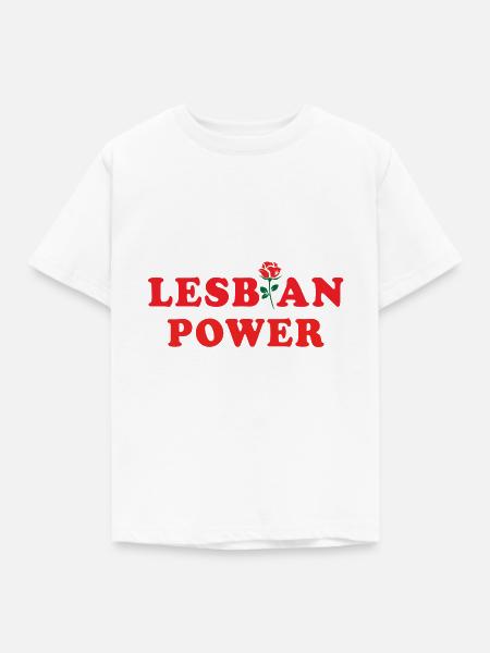 Lesbische Macht - Kinder T-Shirt - Weiß