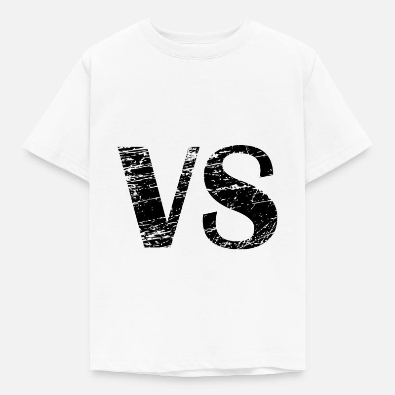 VS versus - Kinder T-Shirt - Weiß