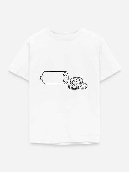 Wurst - Kinder T-Shirt - Weiß