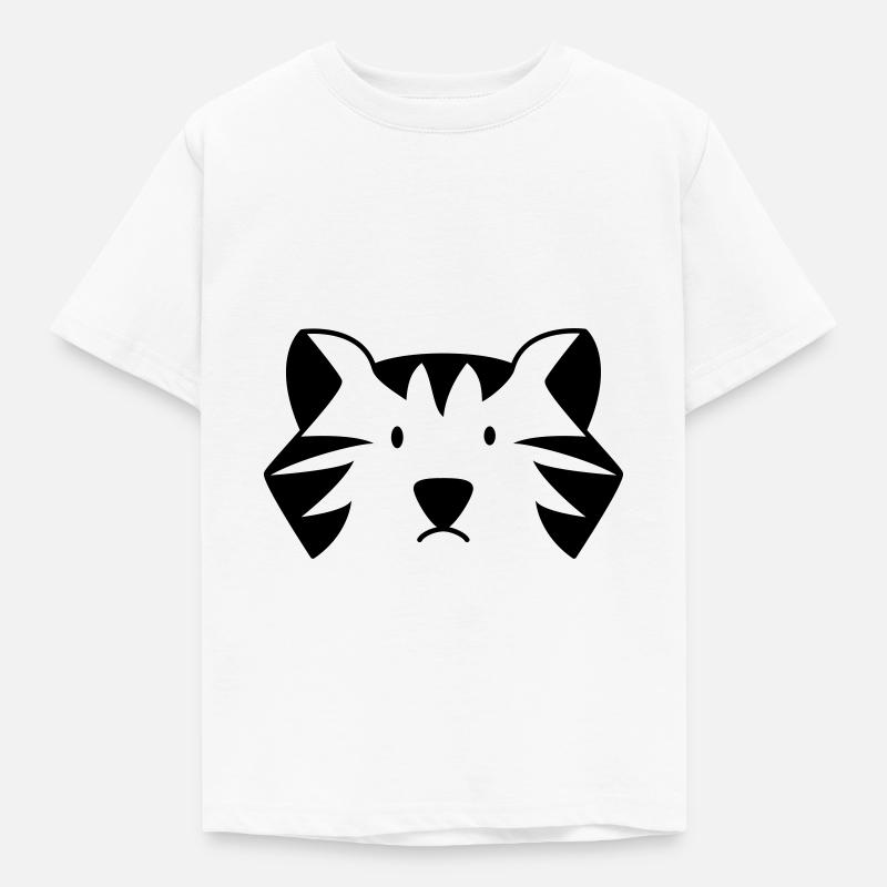 Tiger - Kinder T-Shirt - Weiß