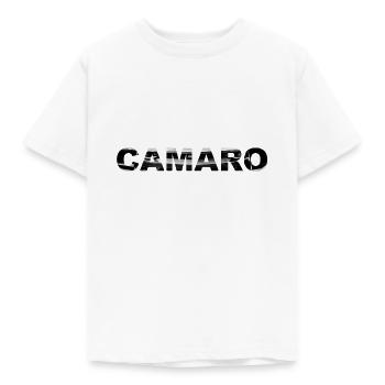 Camaro US CAR Sports Car Racing RS Auto Pony Loud - Kids' T-Shirt - white - Front - AI Model Kid Male (0cm)