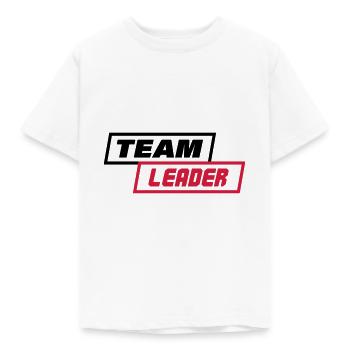 CHEF D'ÉQUIPE - T-shirt Enfant - blanc - Devant - AI Model Kid Male (0cm)