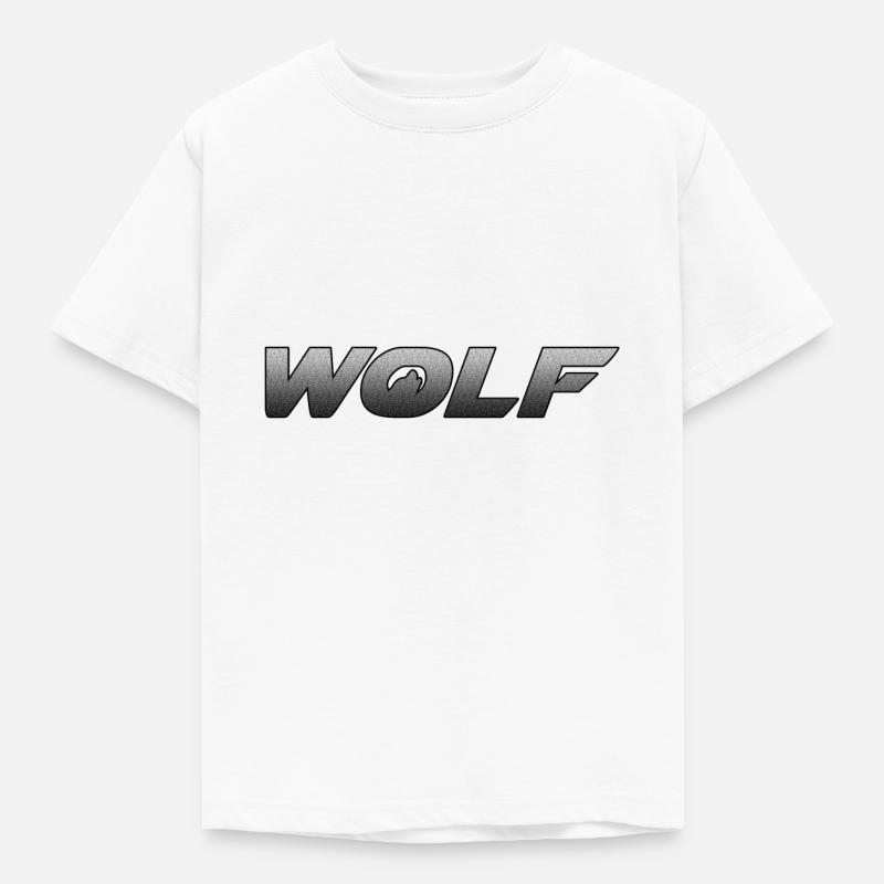 Wolf 2 0 - Kids' T-Shirt - white