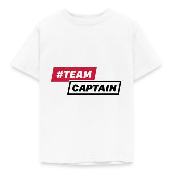 #CAPITAINE D'EQUIPE - T-shirt Enfant - blanc - Devant - AI Model Kid Male (0cm)