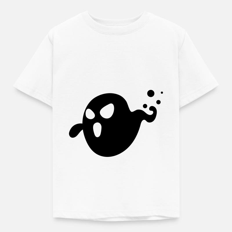 Geist (D00229) - Kinder T-Shirt - Weiß