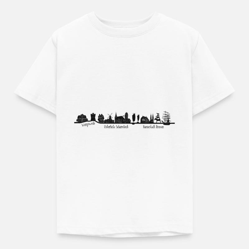 BREMEN OHZ WORPSWEDE - Kids' T-Shirt - white