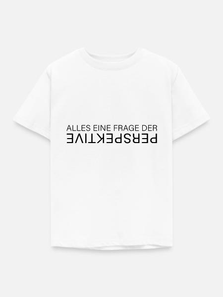 PERSPEKTIVE - Kinder T-Shirt - Weiß