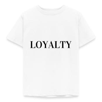 Loyalty - Kids' T-Shirt - white - Front - AI Model Kid Male (0cm)
