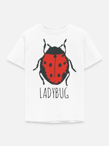 Marienkäfer - Kinder T-Shirt - Weiß