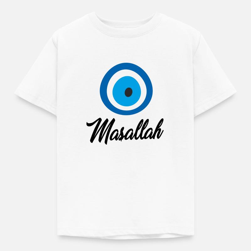 Türkisch Masallah - Kinder T-Shirt - Weiß