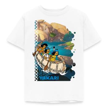 Yakari Excursion en bateau Tee shirt - T-shirt Enfant - blanc - Devant - AI Model Kid Male (0cm)