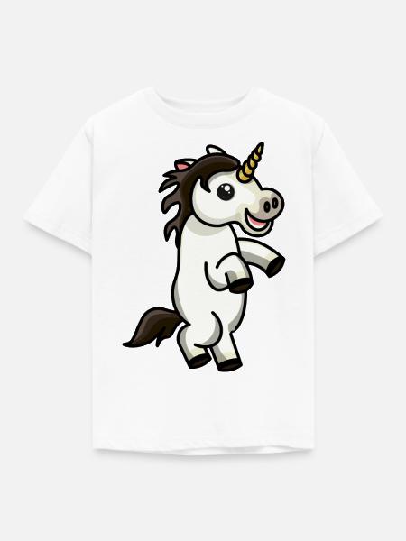 Unicorn - Kinder T-Shirt - Weiß