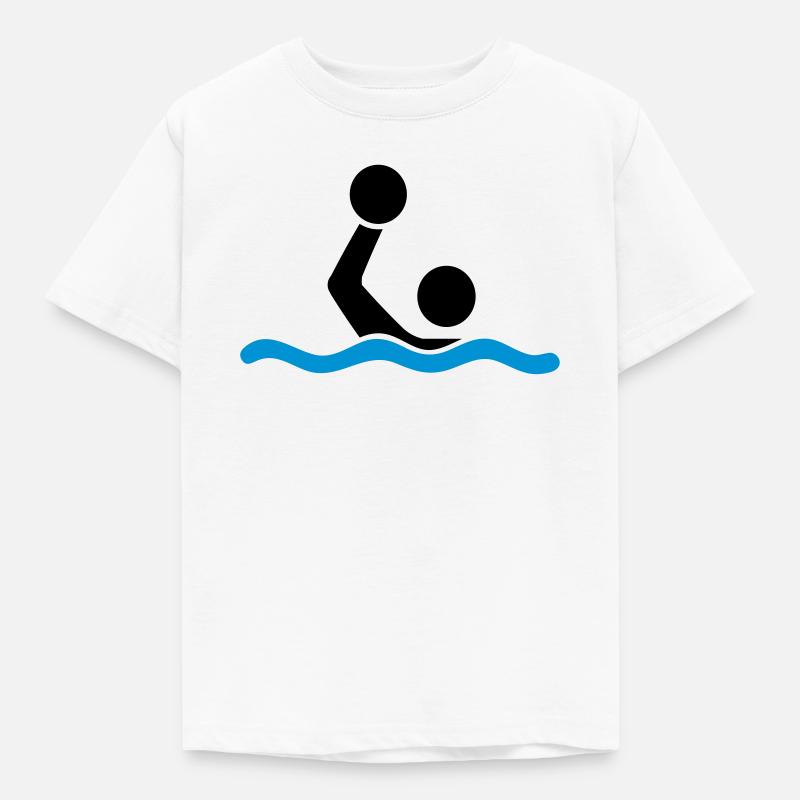 Wasserball - Kinder T-Shirt - Weiß