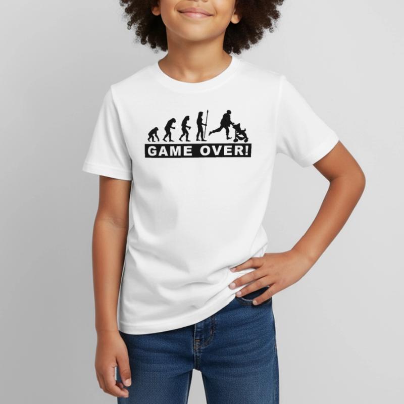 evolution_daddy Kids' T-Shirt