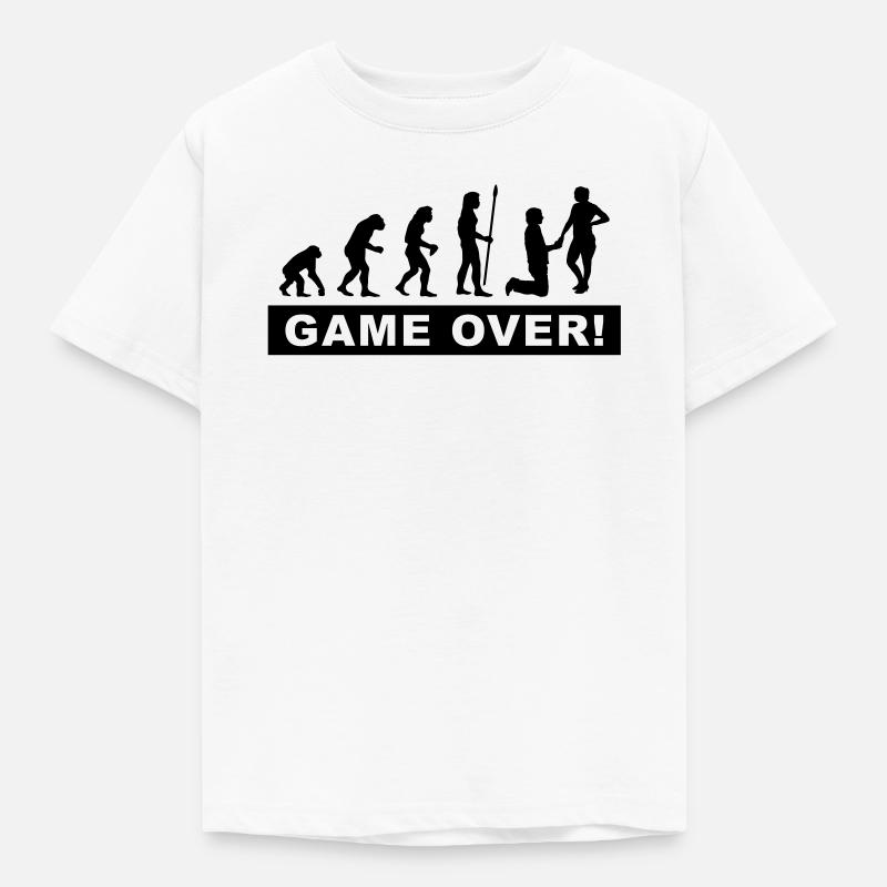 evolution_wedding - T-shirt Enfant - blanc