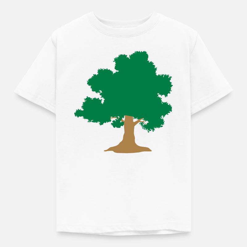 wild tree Baum - Kinder T-Shirt - Weiß