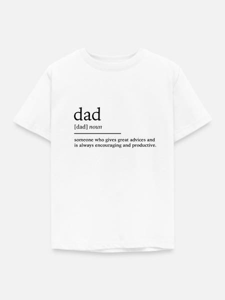 Vater - Kinder T-Shirt - Weiß