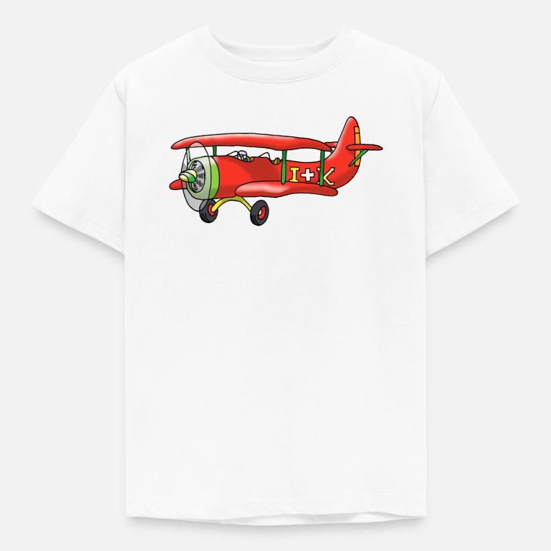 Biplan - T-shirt Enfant - blanc