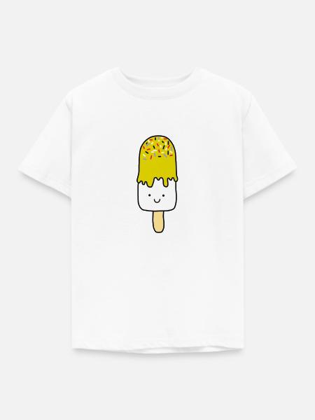 Eiscreme Eis Essen - Kinder T-Shirt - Weiß