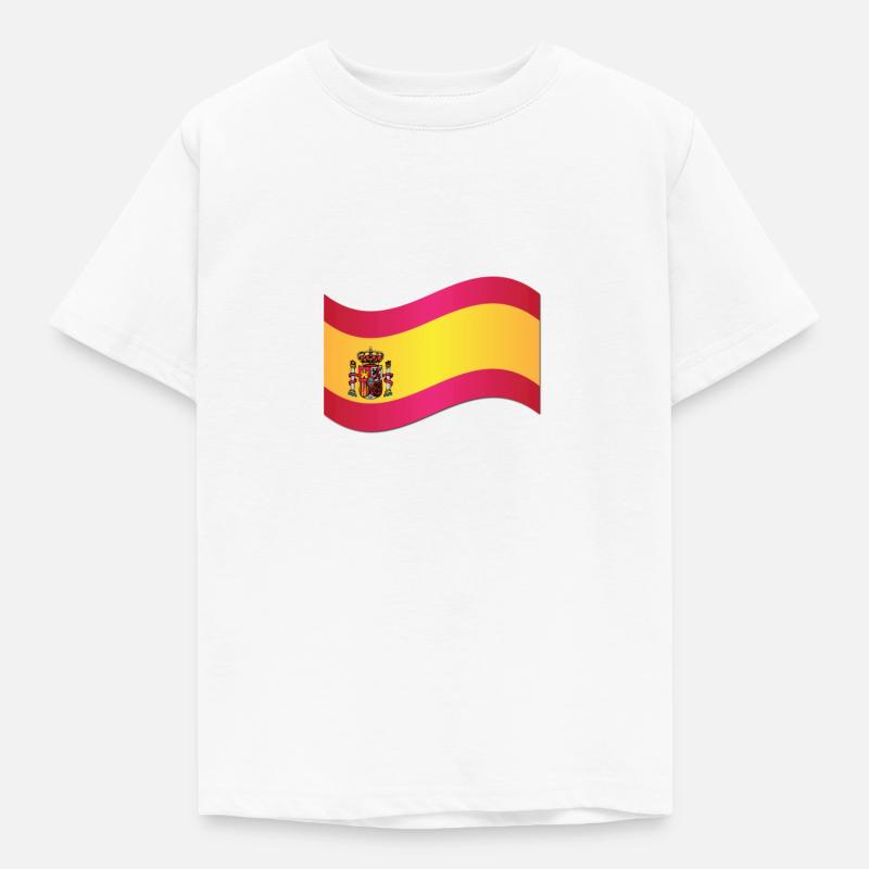Drapeau espagnol - T-shirt Enfant - blanc