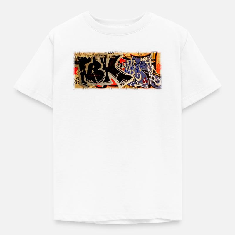 Graffiti - Kinder T-Shirt - Weiß