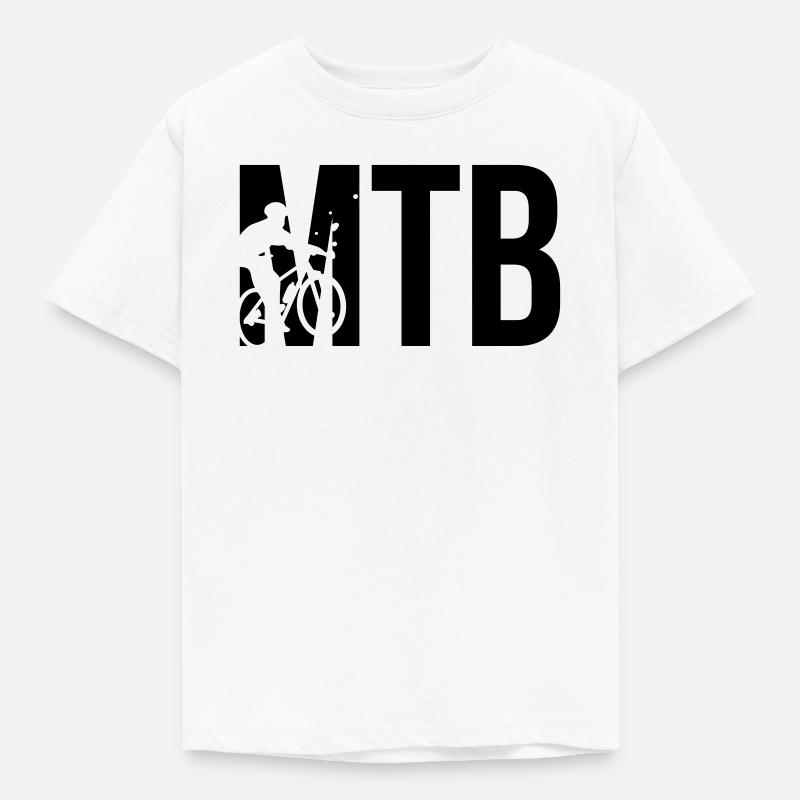 MTB - Kinder T-Shirt - Weiß