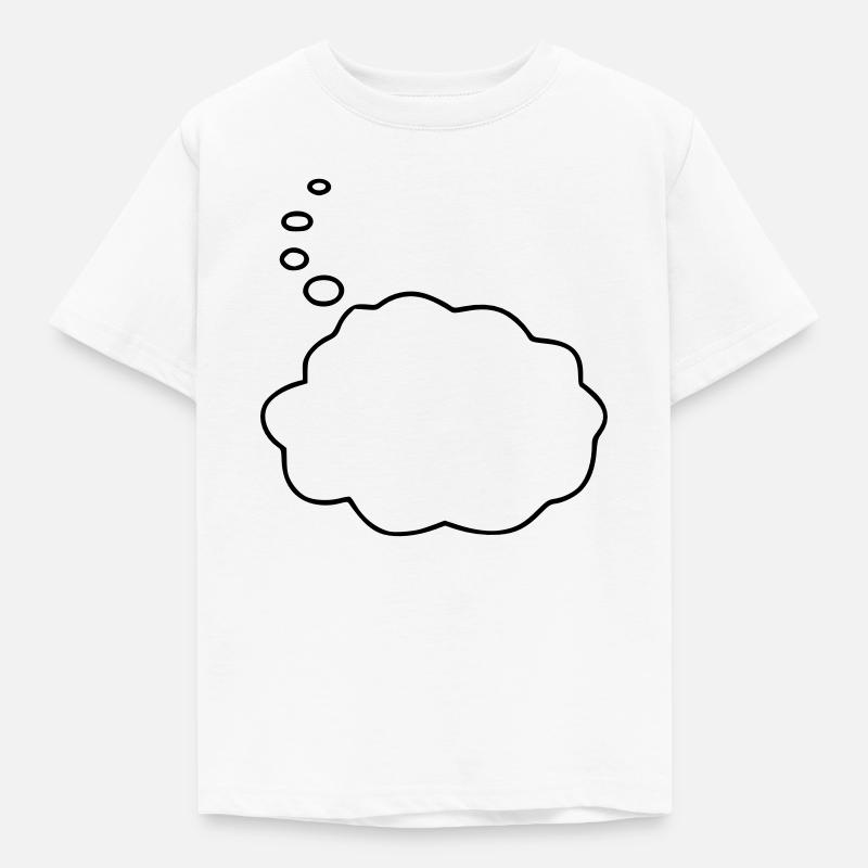 Speech Bubble / Thought Bubble - Kids' T-Shirt - white