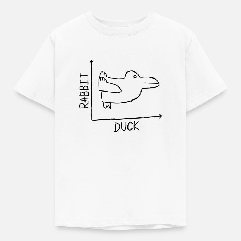 Rabbit Duck - Kinder T-Shirt - Weiß