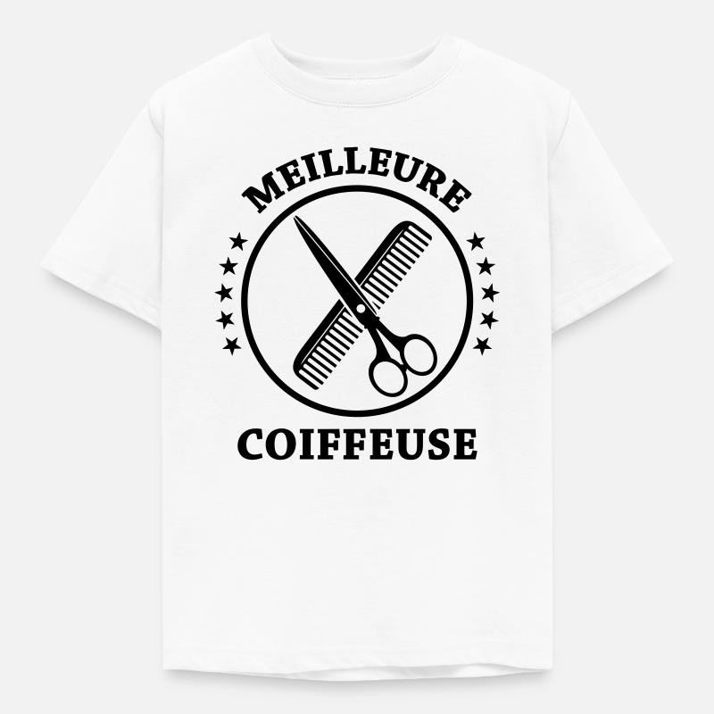 Meilleure Coiffeuse - T-shirt Enfant - blanc