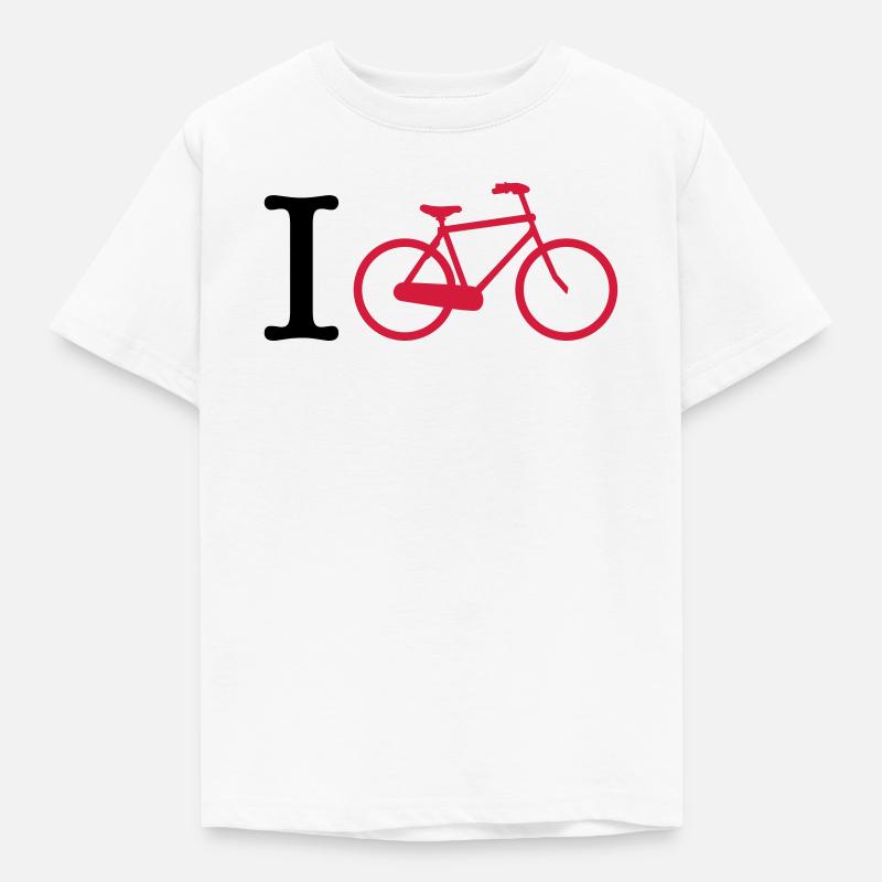 Radfahren - Kinder T-Shirt - Weiß
