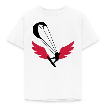 Kiteboarding / Kitesurfing / Kitesurf / - T-shirt Enfant - blanc - Devant - AI Model Kid Male (0cm)