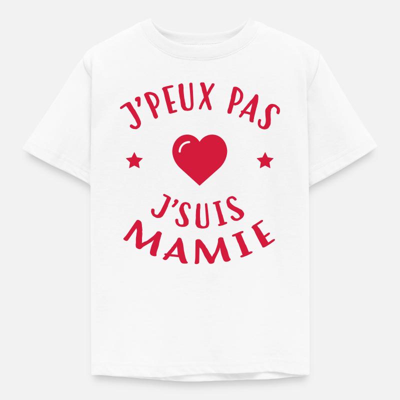 Grootmoeder / Oma / Grootouders / Grootvader / - Børne-T-shirt - hvid
