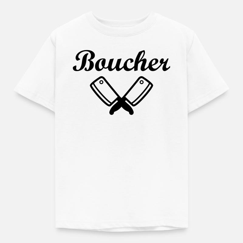 Boucher - T-shirt Enfant - blanc
